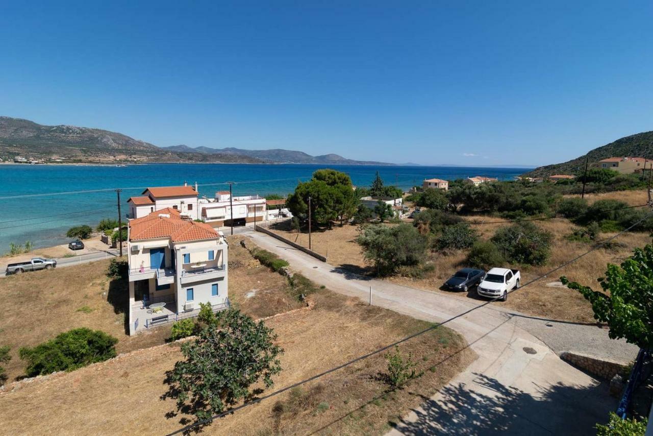 Seaview Flat Steps To The Beach Karavostasi  Dış mekan fotoğraf