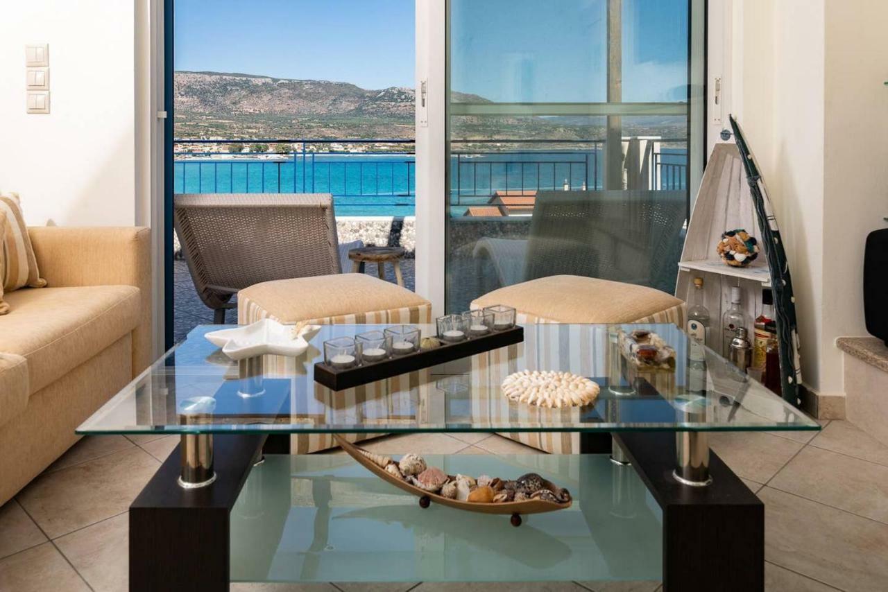Seaview Flat Steps To The Beach Karavostasi  Dış mekan fotoğraf